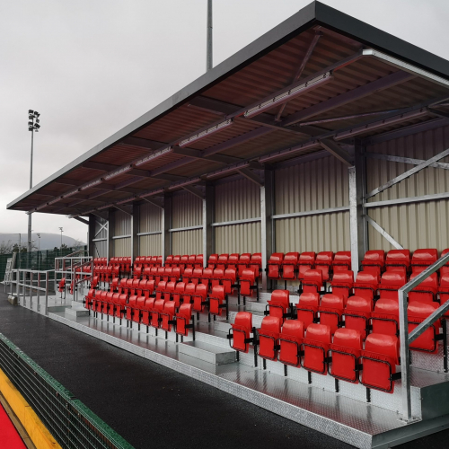 Spectator stands Linton Fencing and Sports Grounds